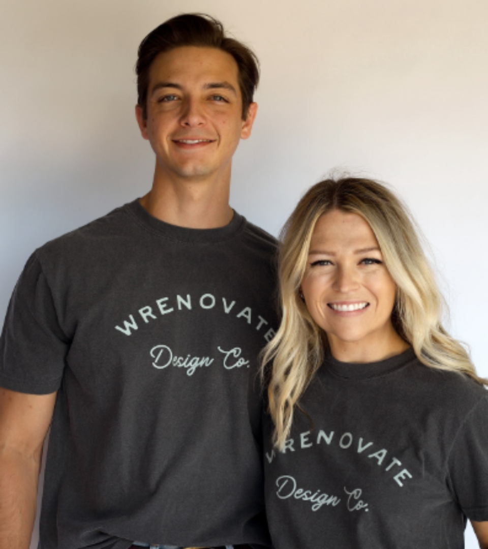 Home renovation influencers Korissa and Travis Moser of Wrenovate